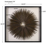 Pleasant Pheasant Feathers Shadow Box Wall Art