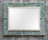 Fiber Glass Mermaid Scales Wall Mirror
