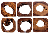Tamoa Suar Wood Wall Decor S/6