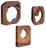 Tamoa Suar Wood Wall Decor S/6