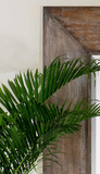 Wide Wood Frame Wall or Leaner Mirror