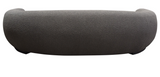 The Evoke Modern Grey Rounded Sofa