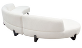 Tranquillum Faux Sheepskin Rounded Sectional