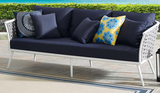 Lace Outdoor Aluminium Frame Sofa Grey