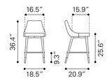 Marlo Bar or Counter Stool Blush
