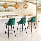Marlo Bar or Counter Stool Green