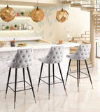 Marlo Bar or Counter Stool Pewter