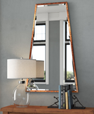 Alation Copper Angled Wall Mirror