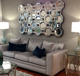 Combs Geometric Modern Mirror