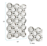 Combs Geometric Modern Mirror