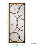 Loops Metal Wall Mirror