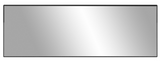 Simple Mirrored Console With Shelf