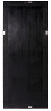 Stepped Leaner Mirror Black