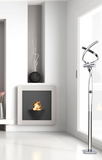 Intertwined LED Floor Lamp Chrome