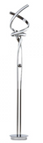 Intertwined LED Floor Lamp Chrome