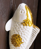 Gold Koi Fish Wall Decor Set of 10