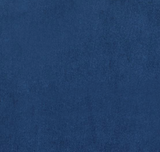 Camel Back Velvet Sofa Blue with Gold Legs