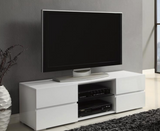 Moderne TV Stand Glossy White