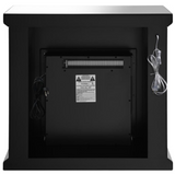 Alder Mirrored Fireplace with Crystals