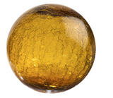 Glass round wall art colored in browns, ambers, leopard, and dark brown