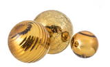 Golden Glass Ball Wall Decor