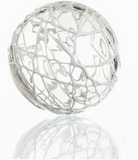 White Ball Glass Wall Decor