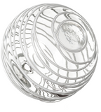 White Ball Glass Wall Decor