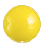 Yellow 3D round glass Wall Art
