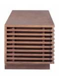 Wood Slat TV Console