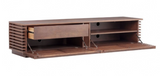 Wood Slat TV Console