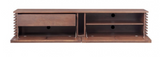 Wood Slat TV Console