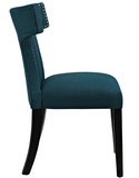 Azure Upholstered Dining Chair with nailhead trim