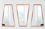 Alation Copper Angled Wall Mirror
