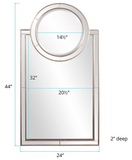 Cosmo Modern Wall Mirror