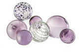 Lavish Lavender Glass Wall Decor Art