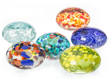 Multi Oval Glass Wall Decor Art