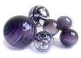 Eggplant Glass Wall Decor Art