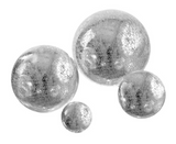 Silver Shattered Plated Glass Wall Decor Art