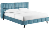 Tuft Modern Queen Bed Sky Velvet