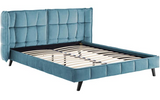 Tuft Modern Queen Bed Sky Velvet