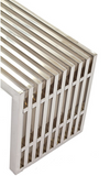 Astrid II Modern Stainless Steel Bench Medium