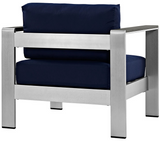 Modus Aluminum Outdoor Chair Navy