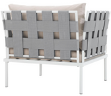 Elle Outdoor Aluminum Arm Chair
