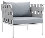Elle Outdoor Aluminum Arm Chair