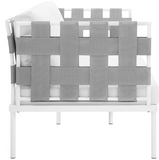 Elle Outdoor Aluminum Loveseat