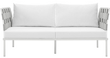 Elle Outdoor Aluminum Loveseat