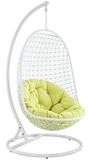 Fritz Outdoor White Swing Chair