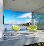 Fritz Outdoor White Swing Chair