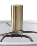 Torpedo Modern Marble and Gold Tall Buffet Lamp