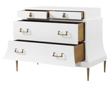 Montford White 4 Drawer Accent Cabinet